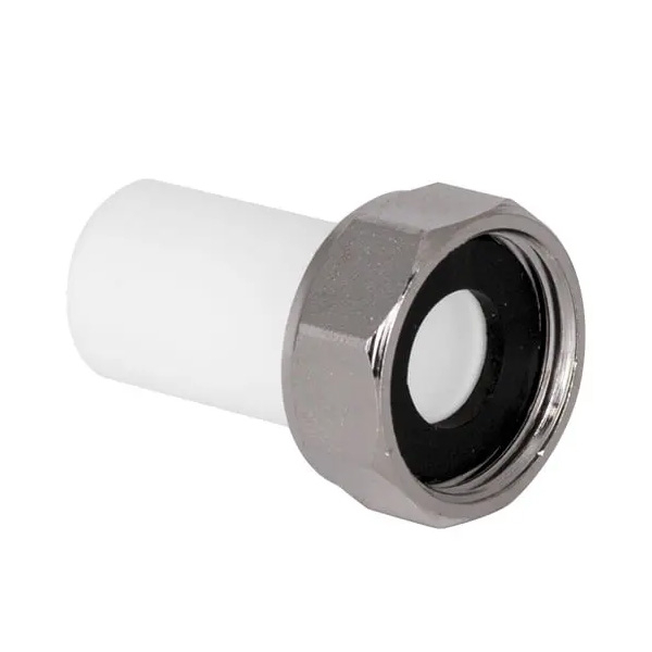 Муфта с накидной гайкой (МВ) PPR-ВР 20-1/2" Tebo
