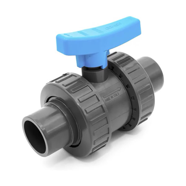 Шаровой кран муфтовое окончание под клей BVD15  50 PN16 PVC-U Comer