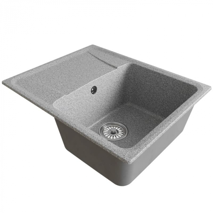 Мойка кухонная композитная MixLine ML-GM26 темно-серая