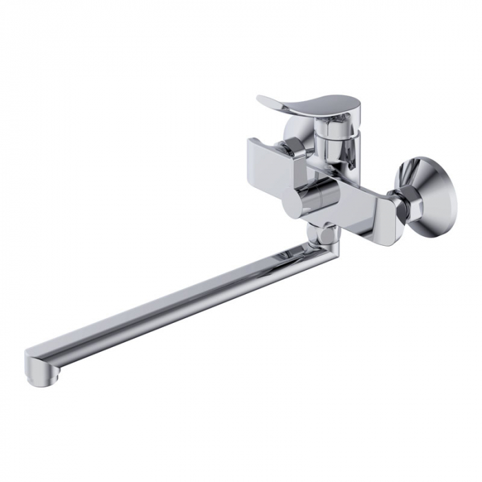 Смеситель для ванны Haiba HB22553 однорукояточный, длинный излив, хром