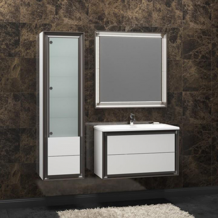 Комплект мебели для ванной комнаты Opadiris КАПРИ 80, белый