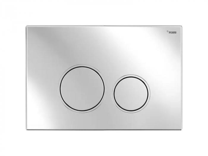 Панель смыва РЕХАУ NOVA ORB 001 с круглыми клавишами, пластик, хром, глянцевый