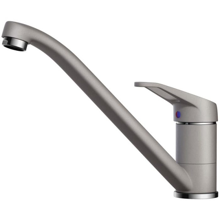 Смеситель для кухни Omoikiri KADO-GR однорукояточный, ленинградский серый