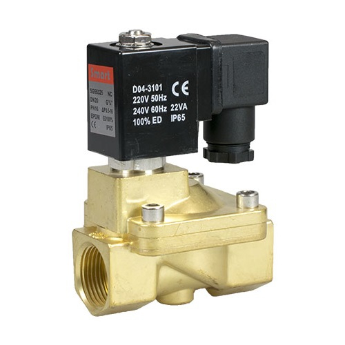 Клапан электромагнитный SMART SG55324-E2304 DN15 (1/2") PN16, AC220 В, НЗ