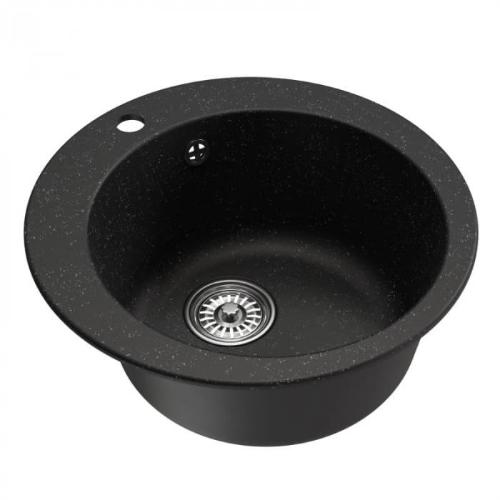 Мойка кухонная композитная MixLine ML-GM13 черная