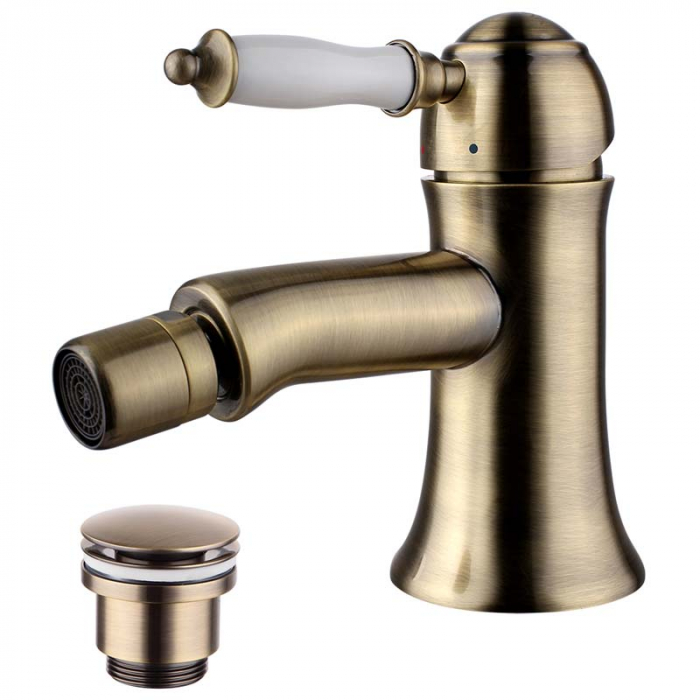 Смеситель для биде LeMark VILLA LM4808B однорукояточный, на биде, бронза