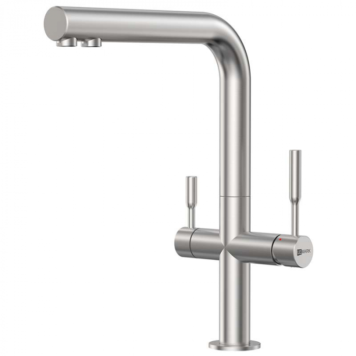 Смеситель для кухни LeMark EXPERT LM5063S однорукояточный, с переключателем на фильтр, сталь