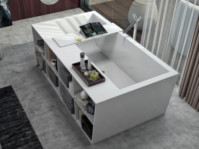 Ванна из искусственного камня Kerrock COPELIA LUX FS 180×100