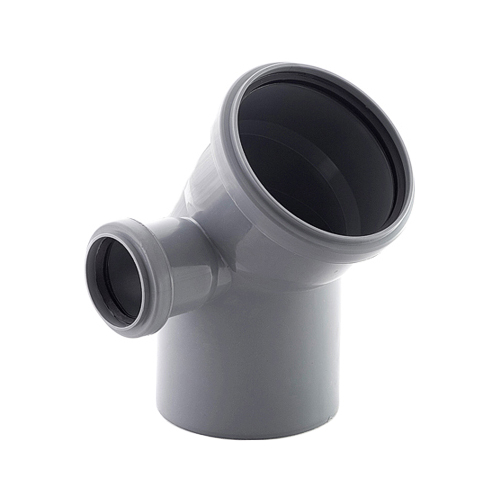 Отвод ПП (ВК) 110/45° с выходом 50 левый РТП