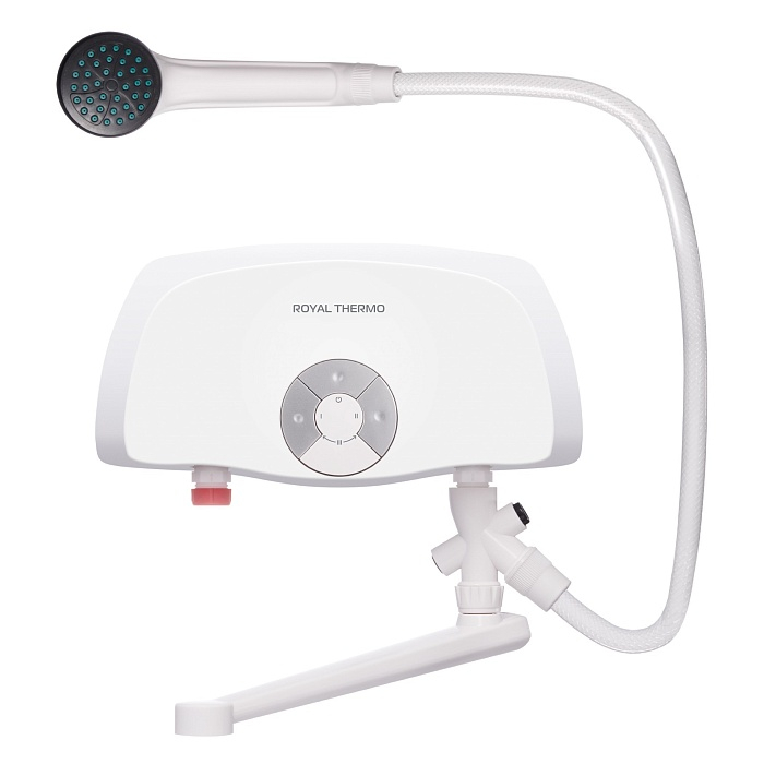 Водонагреватель электрический проточный Royal Thermo SmartFix TS (3,5 kW) - кран+душ