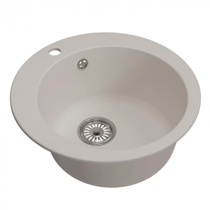 Мойка из искусственного камня MixLine КОМФОРТ МЛ-ГМ13 495/200 белая