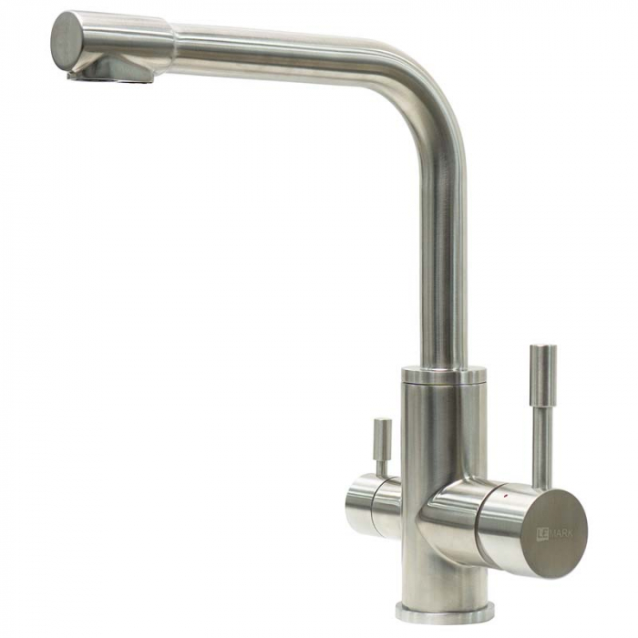 Смеситель для кухни LeMark EXPERT LM5061S однорукояточный, с переключателем на фильтр, матовый
