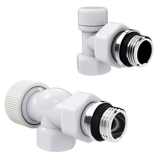 Набор термостатический осевой Royal Thermo Design 1/2"М30х1,5 белый