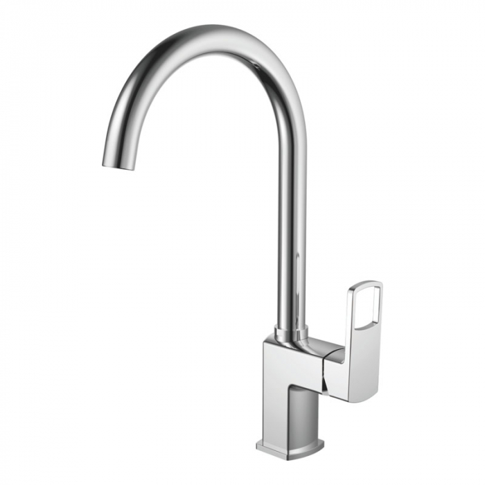 Смеситель для кухни Haiba HB70176 однорукояточный, хром