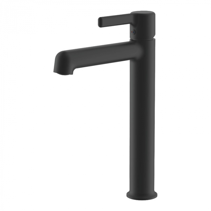 Смеситель для раковины Haiba HB11814-7 однорукояточный, высокий, черный