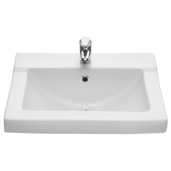 Раковина Santeri Орион с переливом белый 1.3110.8.S00.11B.0