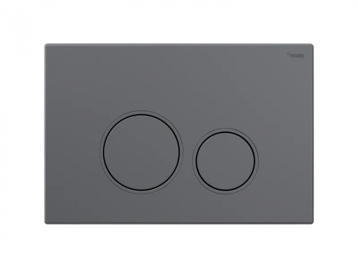 Панель смыва РЕХАУ NOVA ORB 001 с круглыми клавишами, пластик, графитовый, матовый