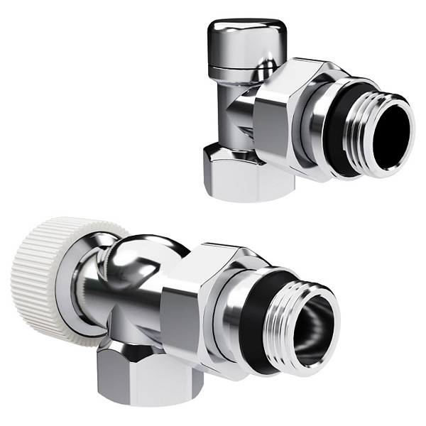 Набор термостатический осевой Royal Thermo Design 1/2"М30х1,5 хром