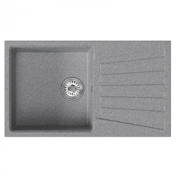 Мойка кухонная композитная MixLine ML-GM20 темно-серая
