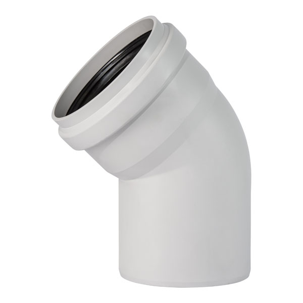 Отвод ПП (ВК) 200×45° Ostendorf Skolan Safe