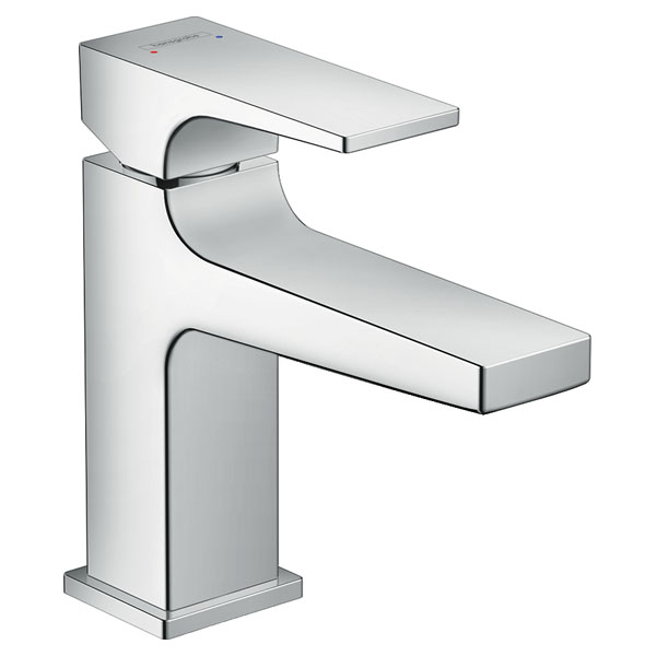 Смеситель для раковины Hansgrohe Metropol однорукояточный, 100, со сливным клапаном Push-Open, хром (32500000)