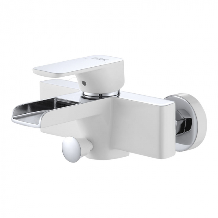 Смеситель для ванны D&amp;K Berlin.Steinbeis однорукояточный, белый/хром DA1433516