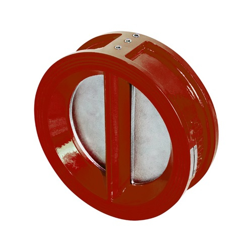 Клапан обратный двустворчатый межфланцевый Dendor 010C.Y Red DN125 PN16