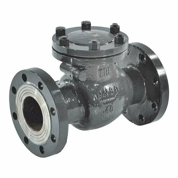 Клапан обратный поворотный стальной фланцевый 19с53нж DN200 PN40