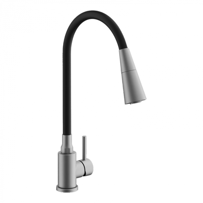 Смеситель для кухни BELZ B74809-1 однорукояточный, сатин