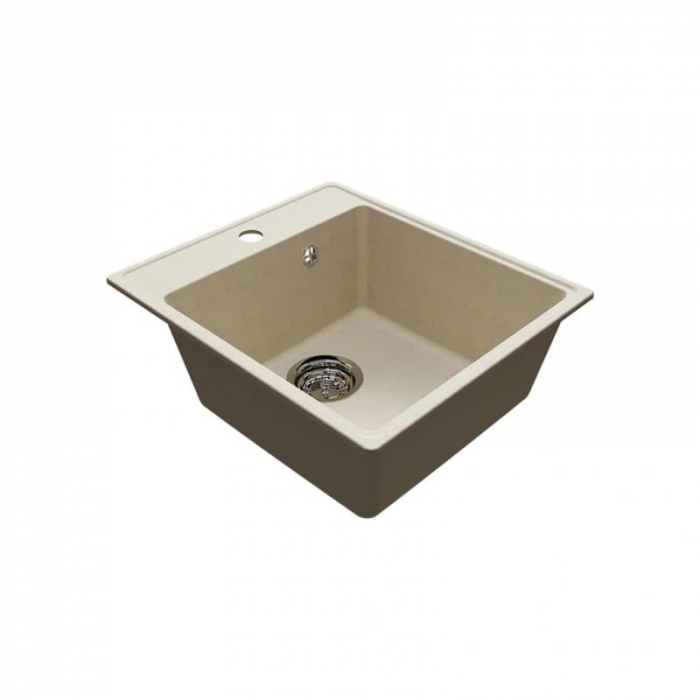 Мойка из искусственного камня MixLine УЛЬТРА МЛ-ГМУ02 425x485/175 бежевый камень