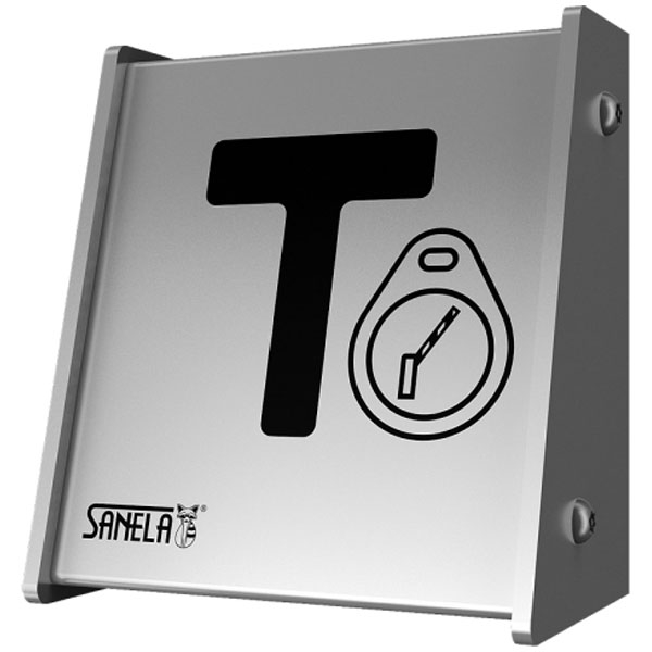 RFID жетoнный автомат для открывания шлагбаума, 24В пoст. Sanela SLZA 30E