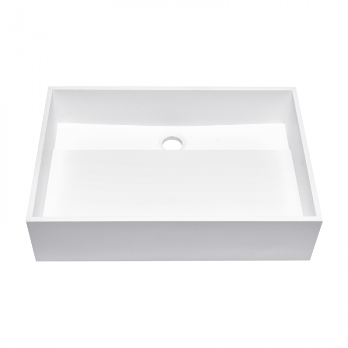 Раковина накладная NT BAGNO NT402 Trento, белый матовый