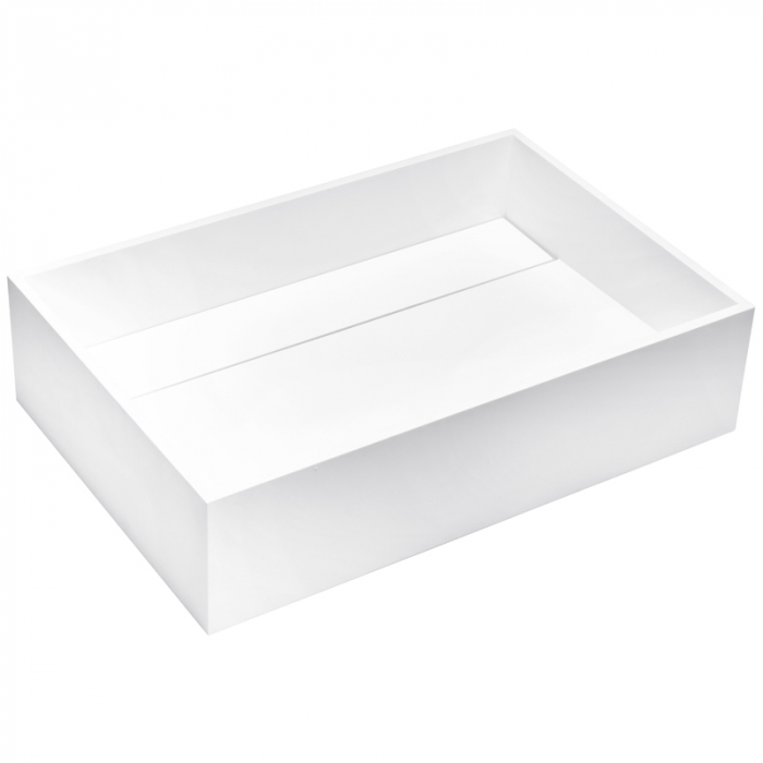 Раковина накладная NT BAGNO NT402 Trento, белый матовый