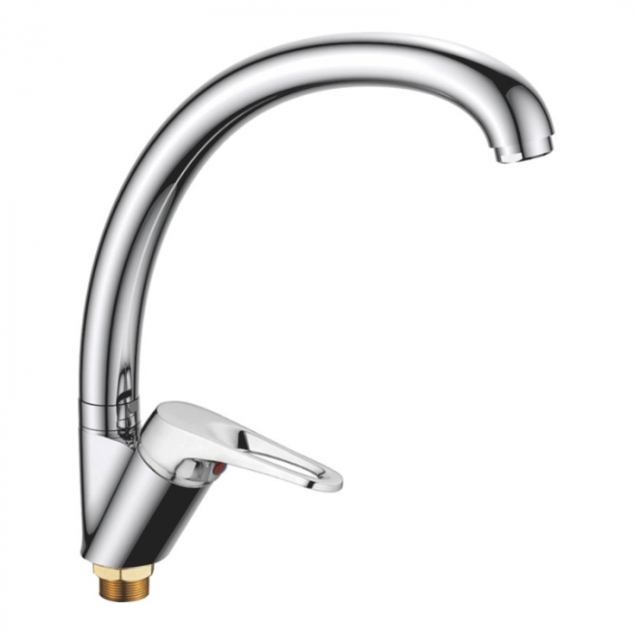 Смеситель для кухни Haiba HB4113-2 однорукояточный, хром