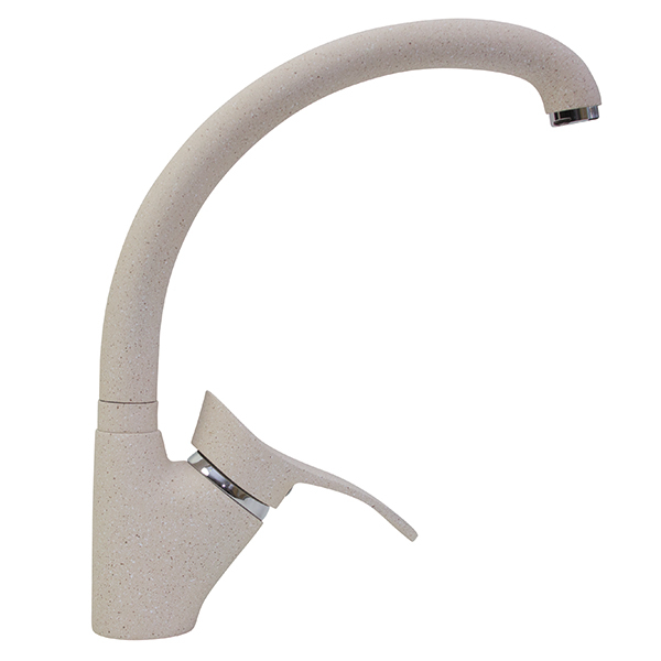 Смеситель для кухни Mixline ML-GS01 (328) однорукояточный, бежевый