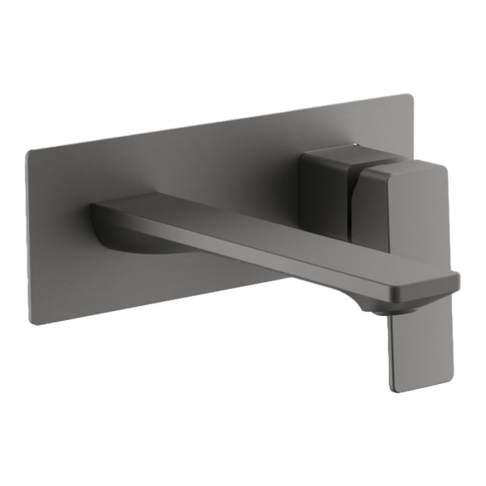 Смеситель для раковины BELZ B14709-3 однорукояточный, оружейная сталь