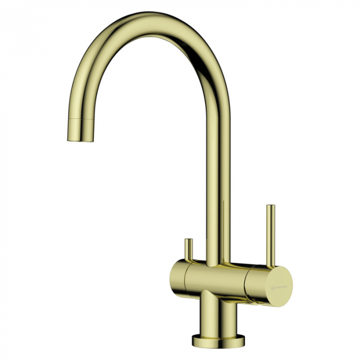 Смеситель для кухни Omoikiri YAMADA-LG латунь/светлое золото