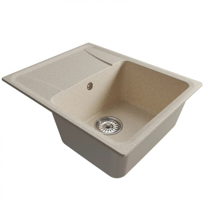 Мойка кухонная композитная MixLine ML-GM26 бежевая