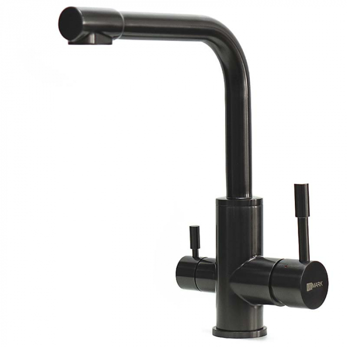 Смеситель для кухни LeMark EXPERT LM5061BLN однорукояточный, с переключателем на фильтр, черный