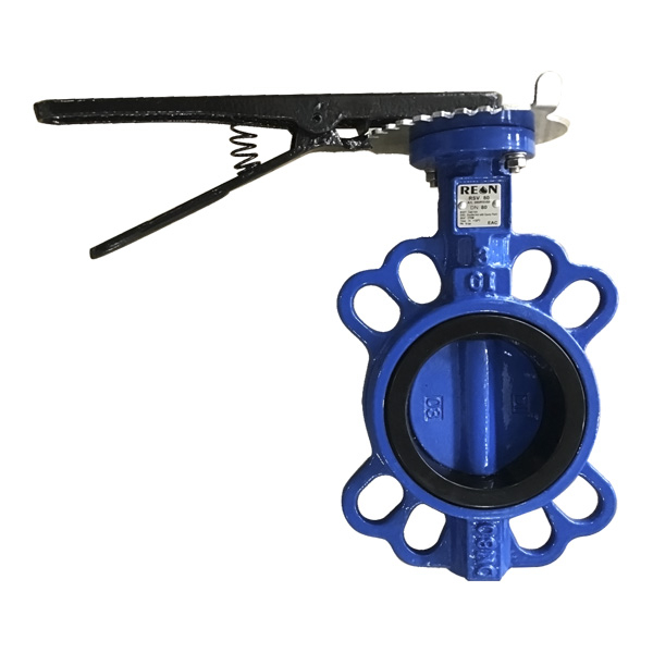 Затвор дисковый поворотный Reon RSV80 DN 40 PN16 м/ф, чугун/чугун/EPDM