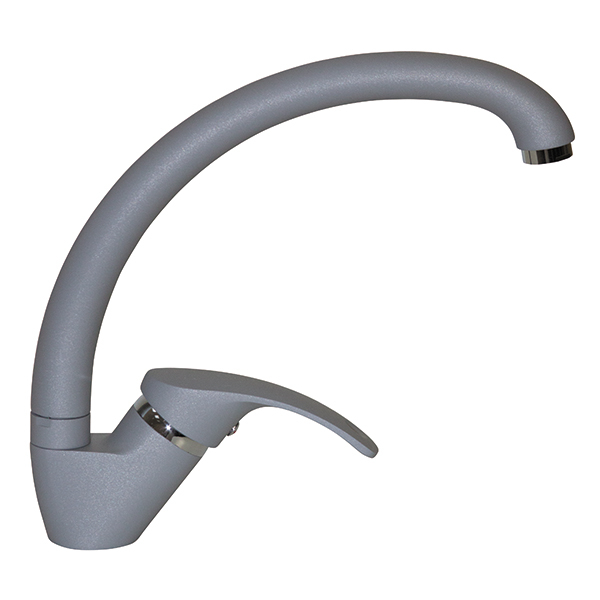 Смеситель для кухни Mixline ML-GS02 (342) однорукояточный, графит
