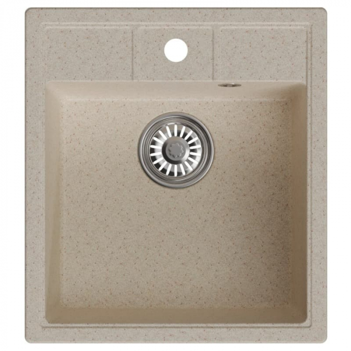 Мойка кухонная композитная MixLine ML-GM28 бежевая