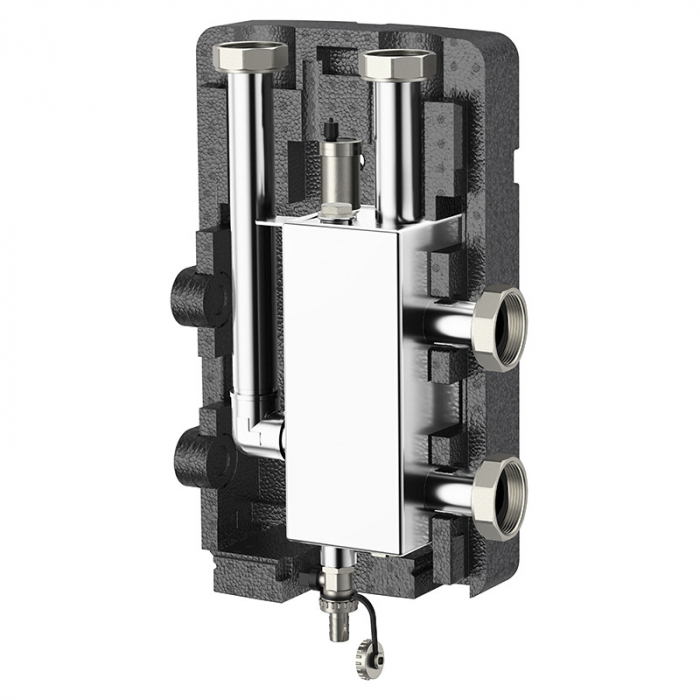 Гидравлический разделитель Varmega V-Flow DN32, нержавеющая сталь, с термоизоляцией