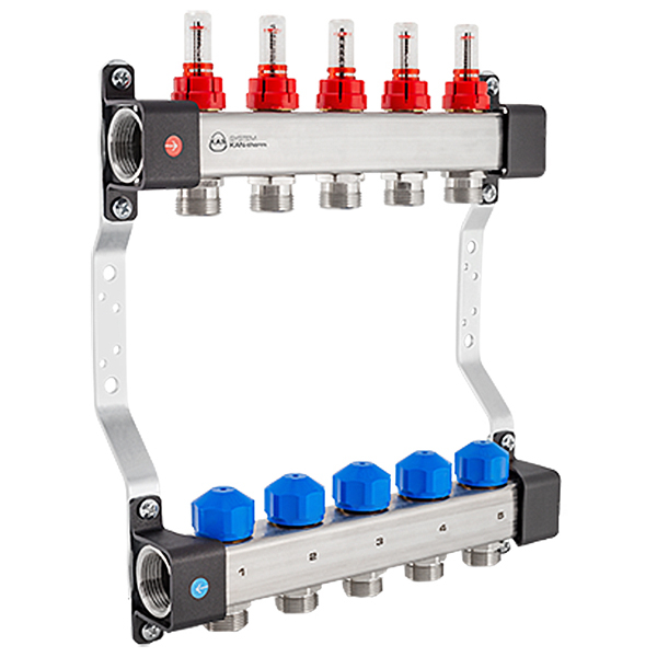 Коллекторная группа KAN-therm InoxFlow UFS 1"-3/4"EK-11