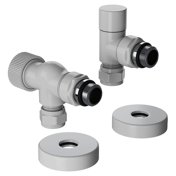 Набор термостатический осевой Royal Thermo Design Pro 1/2" М30х1,5 Белый