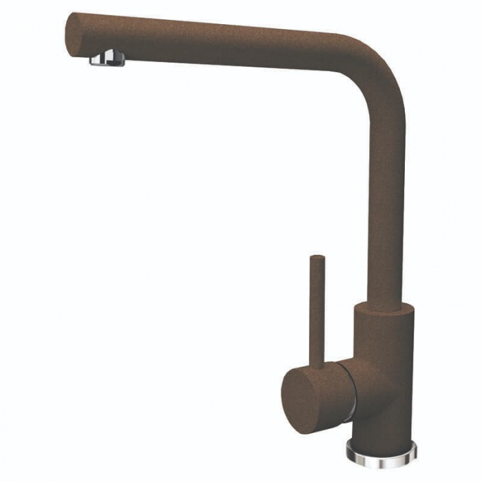 Смеситель для кухни Flortek ДЕЛЬТА FL однорукояточный, коричневый