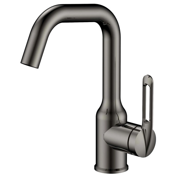 Смеситель для раковины Haiba HB10825-3 однорукояточный, оружейная сталь