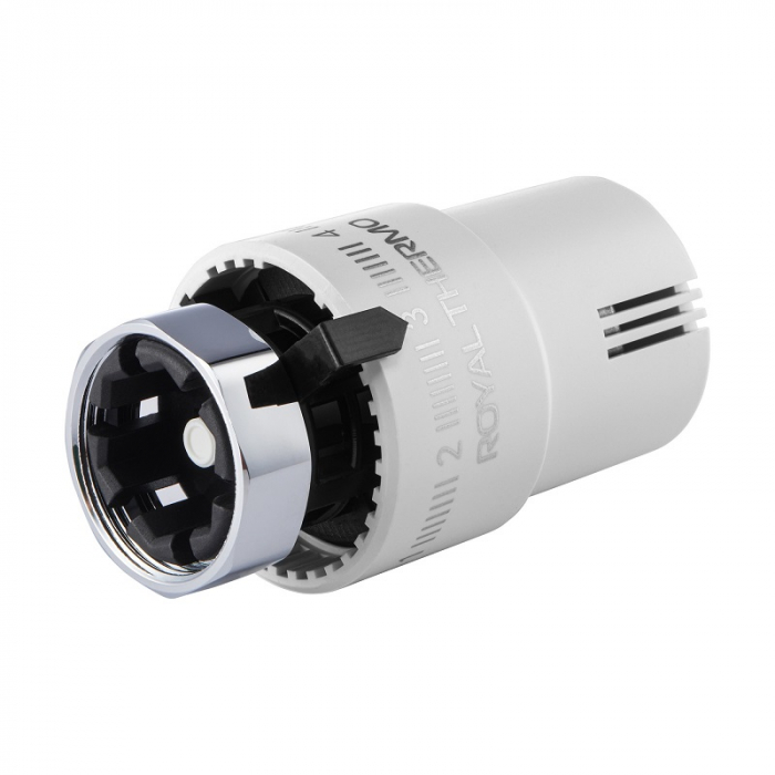Термостатическая головка Royal Thermo М30×1,5 (6...28 °C) жидкостная, белая