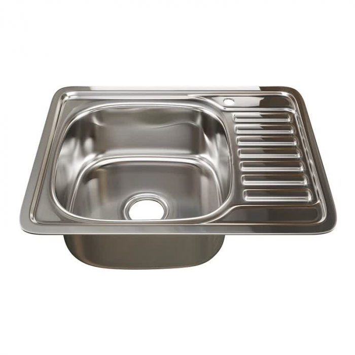 Мойка кухонная врезная MixLine 580x480/160-0,6 L нержавеющая сталь
