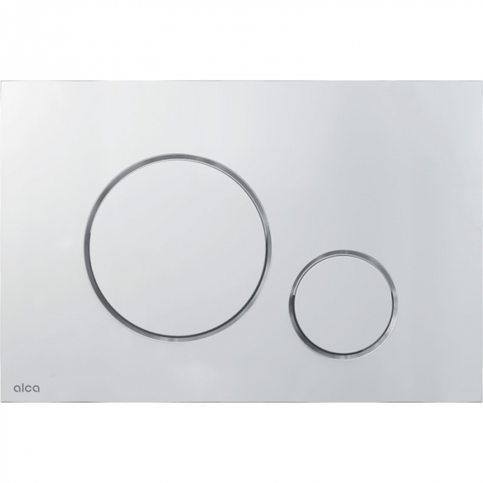 Кнопка смыва для инсталляции AlcaDrain M672 хром матовый